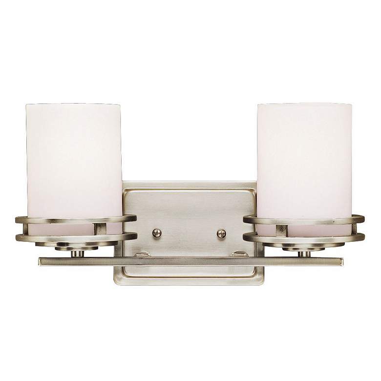 Image 2 Hendrik Nickel 14 1/2" Wide Bathroom Light Fixture
