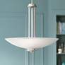 Thumbnail1 of Hendrik Nickel Etched Glass 24" Wide Chandelier