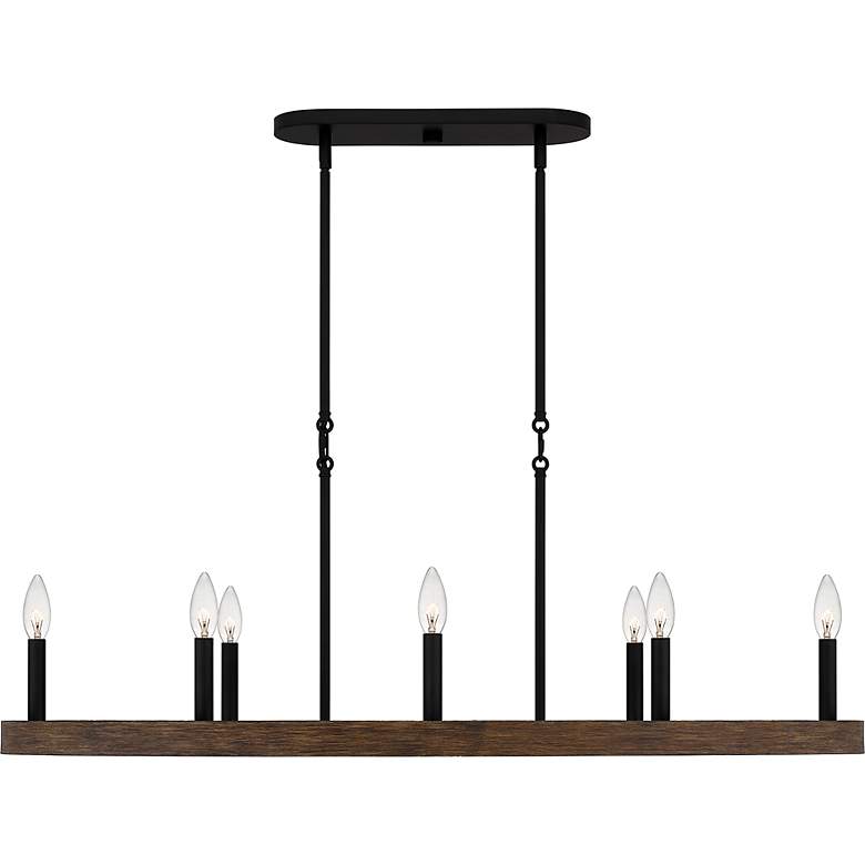 Image 5 Hendrix 9-Light Matte Black Island Light more views