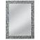 Henn Black and White 36" x 48" Rectangular Wall Mirror