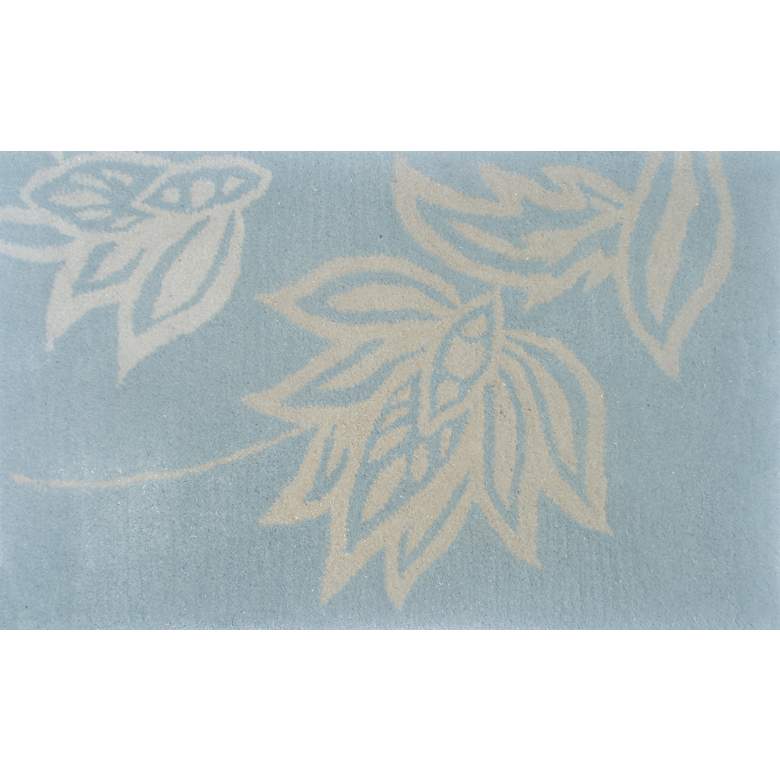 Image 1 Henna Aqua Blue Doormat