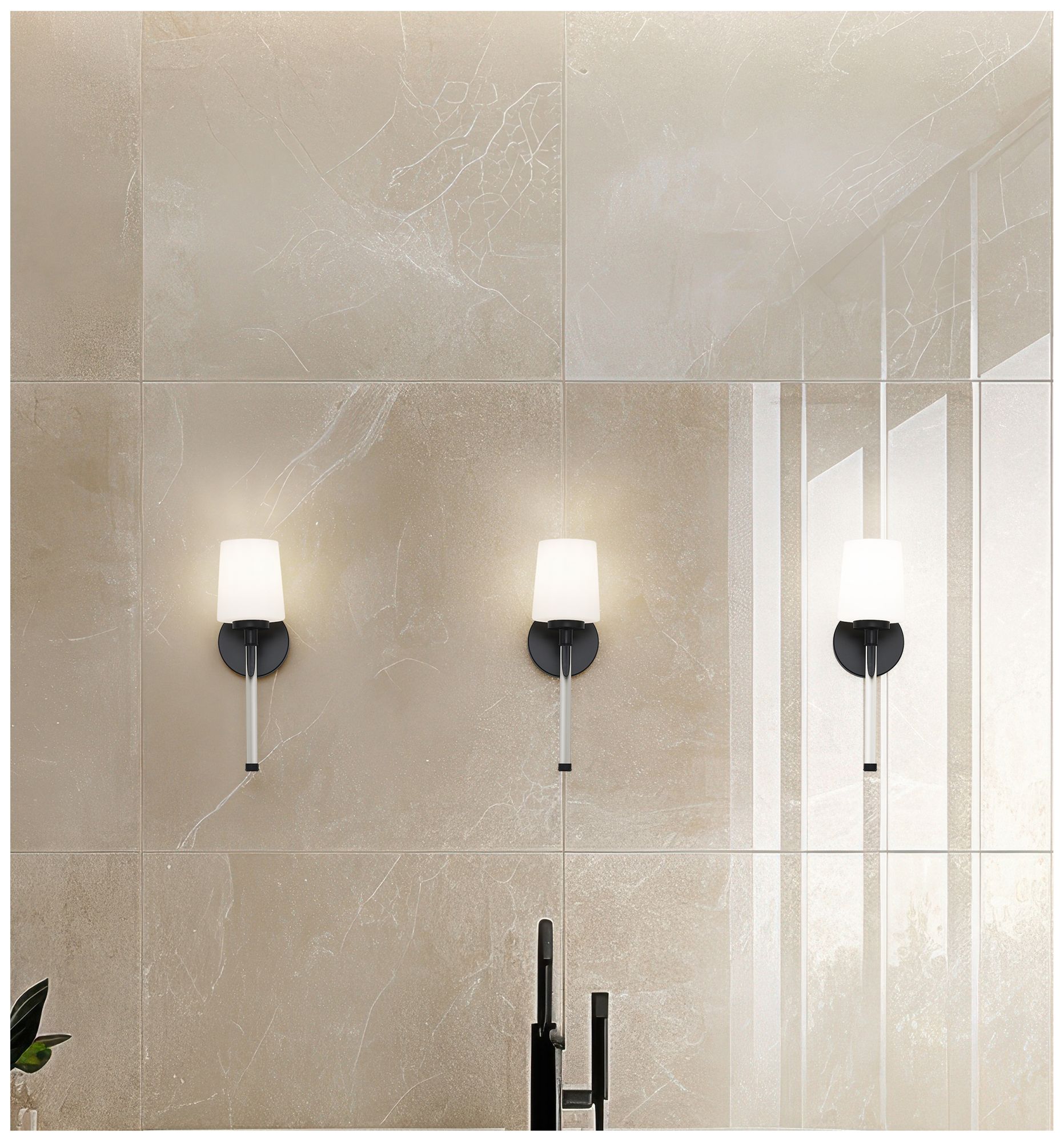 Image 2 Henri by Z-Lite Matte Black 1 Light Wall Sconce more views