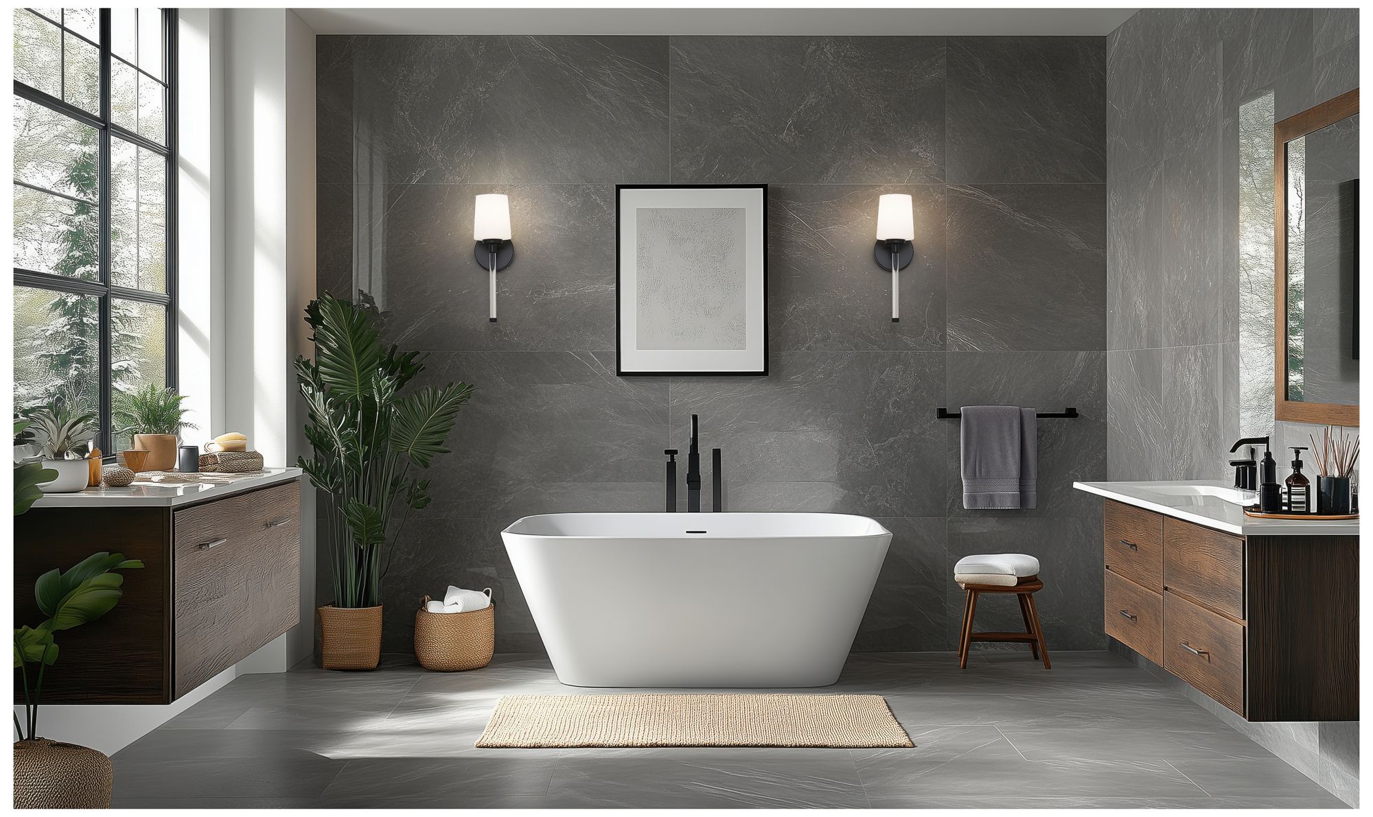 Image 3 Henri by Z-Lite Matte Black 1 Light Wall Sconce more views