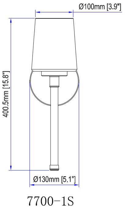 Henri by Z-Lite Matte Black 1 Light Wall Sconce