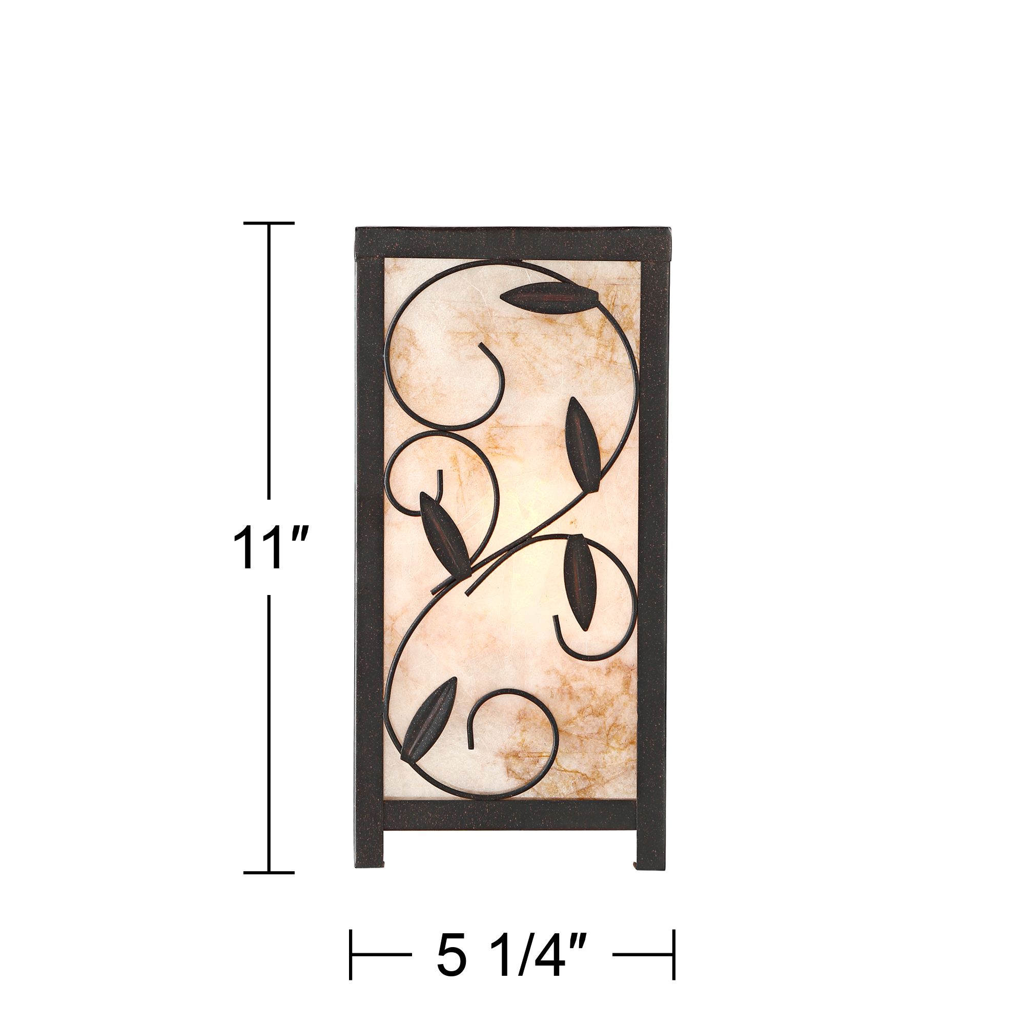 Henri Mica 11" High Accent Table Lamp 56G72 Lamps Plus