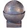 Henri Studio 19 1/2"H Bronze Patina Sphere Patio Fountain