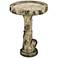 Henri Studio 24" High Birch Cast Stone Bird Bath.