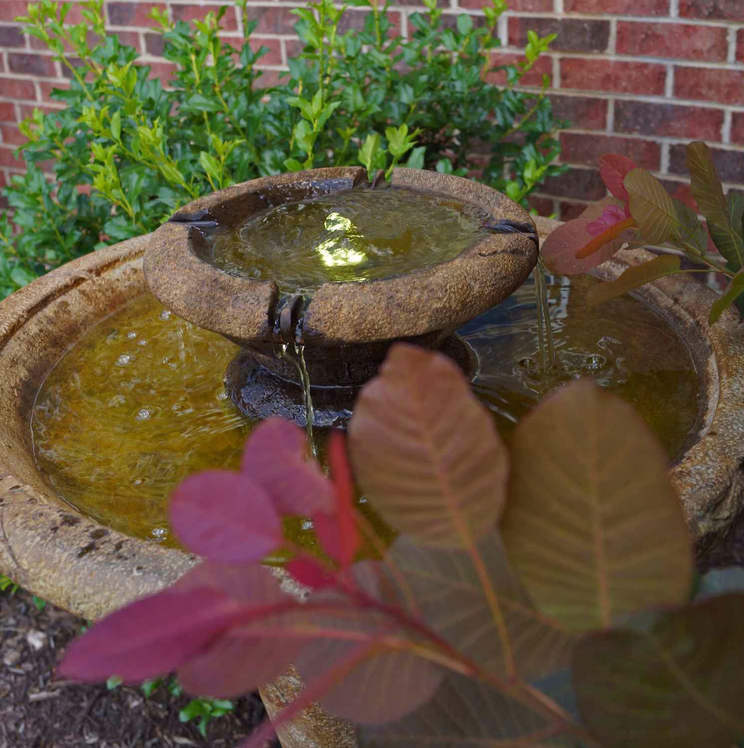 Image 2 Henri Studio 35"H Relic Lava Windstone Cast Stone Fountain - Made to Order more views