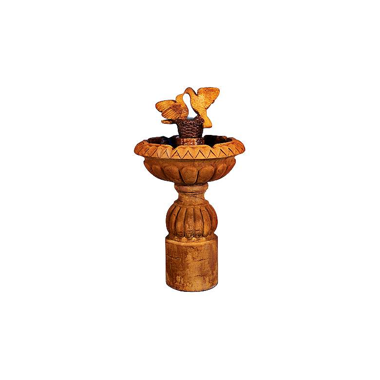 Image 1 Henri Studio 54 inch High Paloma Cascada Pedestal Fountain