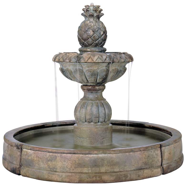 Image 1 Henri Studio 57"H Pina Cascade Outdoor Fountain