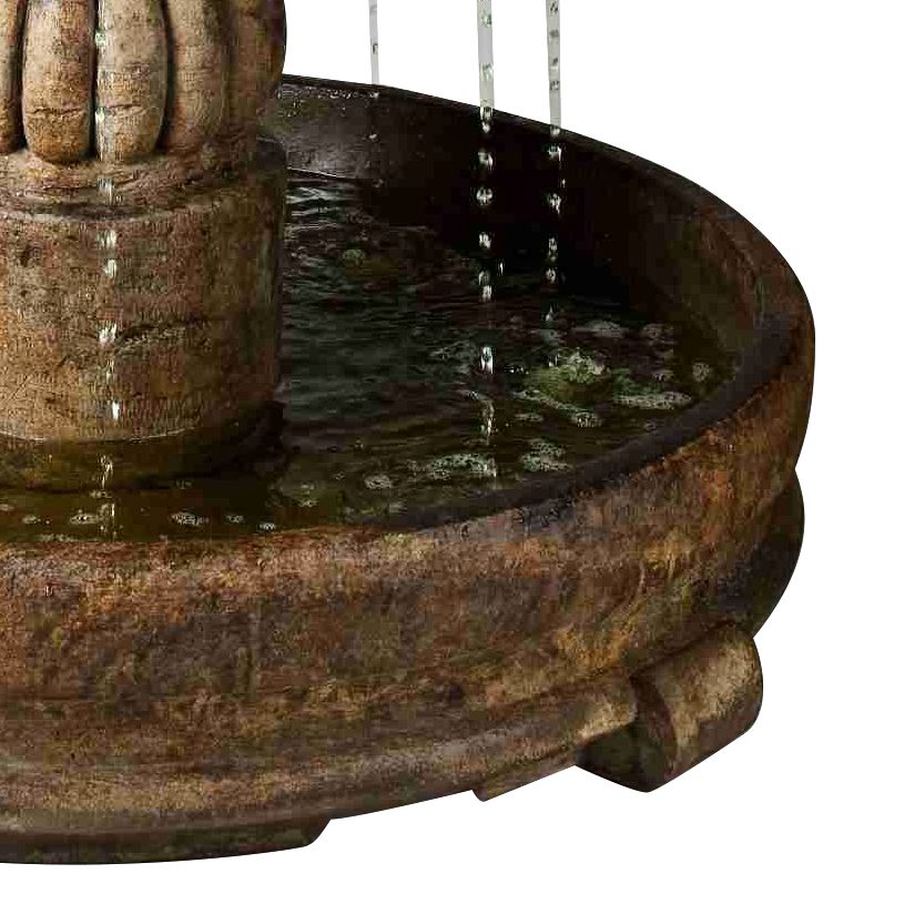 Image 3 Henri Studio 58"H Relic Lava Paloma Cascada in Pool Fountain Made to Order more views