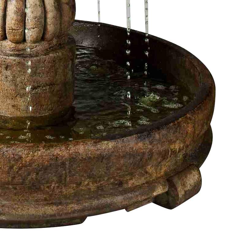 Image 3 Henri Studio 58"H Relic Lava Paloma Cascada in Pool Fountain more views
