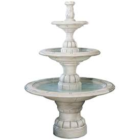 Image1 of Henri Studio 70" High Large 3-Tier Transitional Fountain