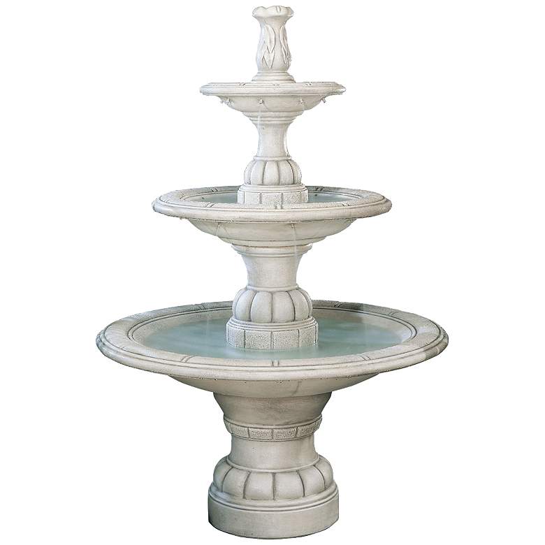 Image 1 Henri Studio 70 inch High Large 3-Tier Transitional Fountain