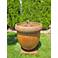 Henri Studio Acorn 26" High Relic Hi-tone Outdoor Bird Bath