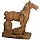 Henri Studio Ancient Cavalry Horse 29 1/2"H Garden Accent