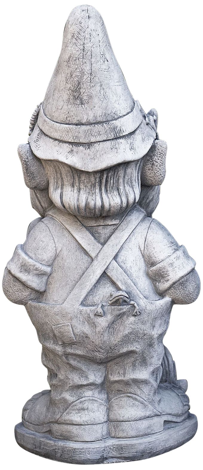 Image 4 Henri Studio Angler 21" High Trevia Graystone Garden Gnome - Made to Order more views