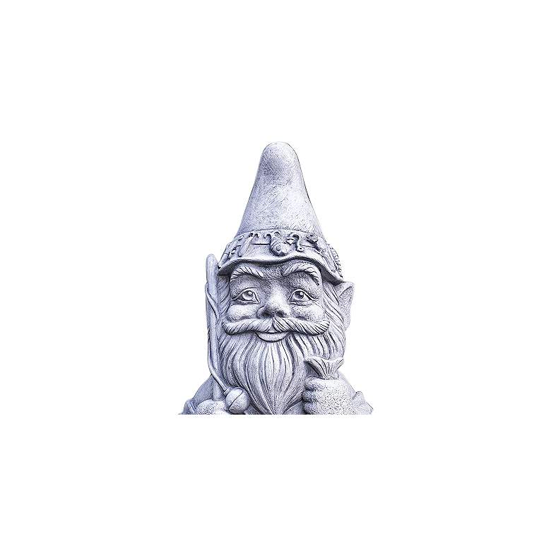 Image 3 Henri Studio Angler 21" High Trevia Graystone Garden Gnome more views
