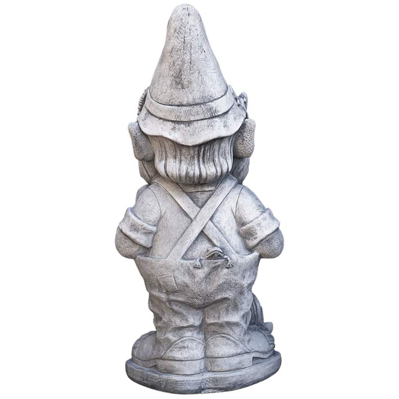 Image 4 Henri Studio Angler 21" High Trevia Graystone Garden Gnome more views