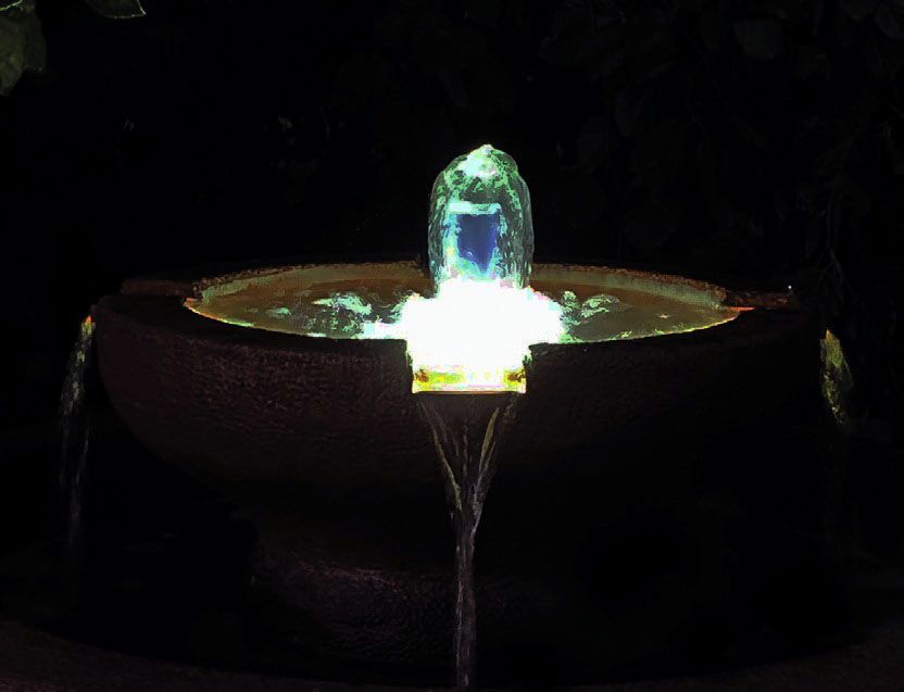 Image 2 Henri Studio Avanti 19" High Relic Roho LED Outdoor Fountain Made to Order more views