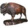 Henri Studio Buffalo 12" Wide Bronze Desktop Sculpture