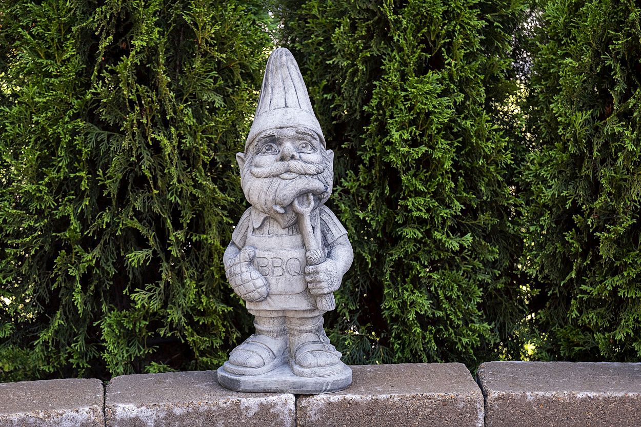 Image 5 Henri Studio Chef 21" High Trevia Graystone Garden Gnome - Made to Ord more views
