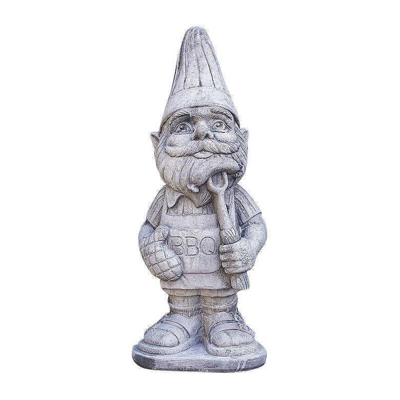 Image 1 Henri Studio Chef 21" High Trevia Graystone Garden Gnome
