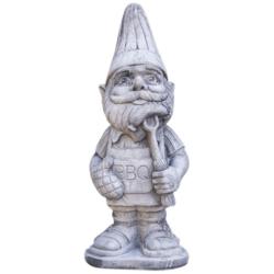 Henri Studio Chef 21&quot; High Trevia Graystone Garden Gnome