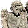 3_Henri Studio Cherubs on Bench 17" Wide Garden Accents more views