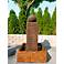 Henri Studio Citadel 46"H Relic Lava Outdoor LED Fountain