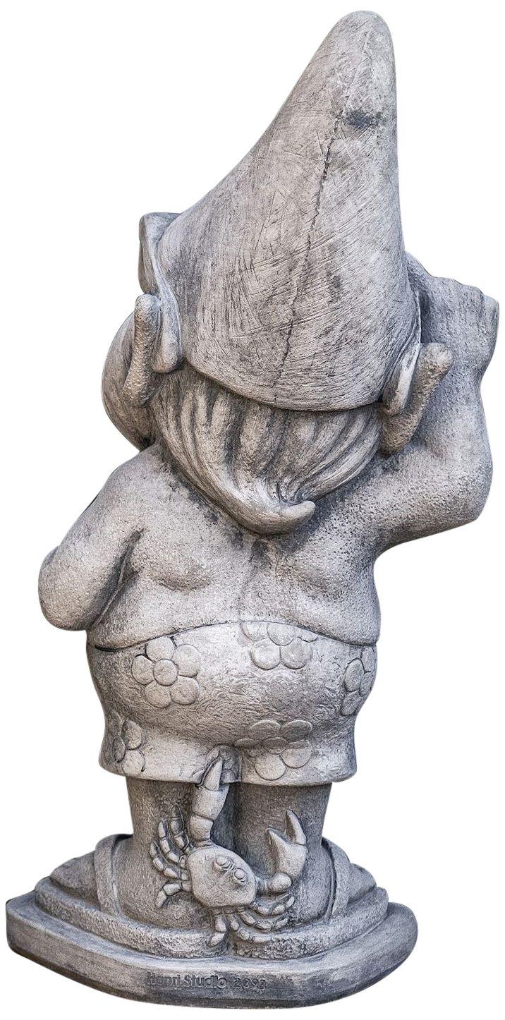 Image 4 Henri Studio Dude 21" High Trevia Graystone Garden Gnome - Made to Order more views
