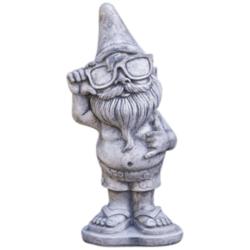 Henri Studio Dude 21&quot; High Trevia Graystone Garden Gnome