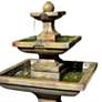 2_Henri Studio Equinox 55" High Large Rustic Outdoor Fountain more views