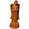 Henri Studio Garden Angel 18" High Relic Oak Outdoor Statue