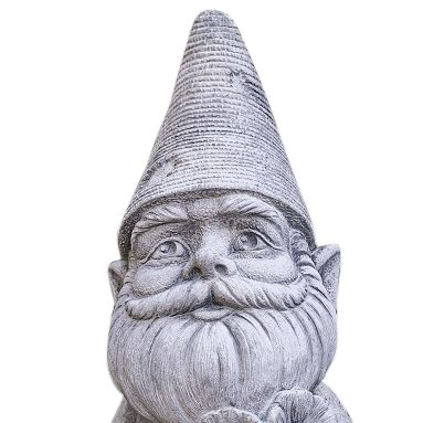 Image 3 Henri Studio Gardener 21" High Trevia Graystone Garden Gnome Made to Order more views