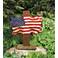 Henri Studio God and Country 32" American Flag Garden Accent