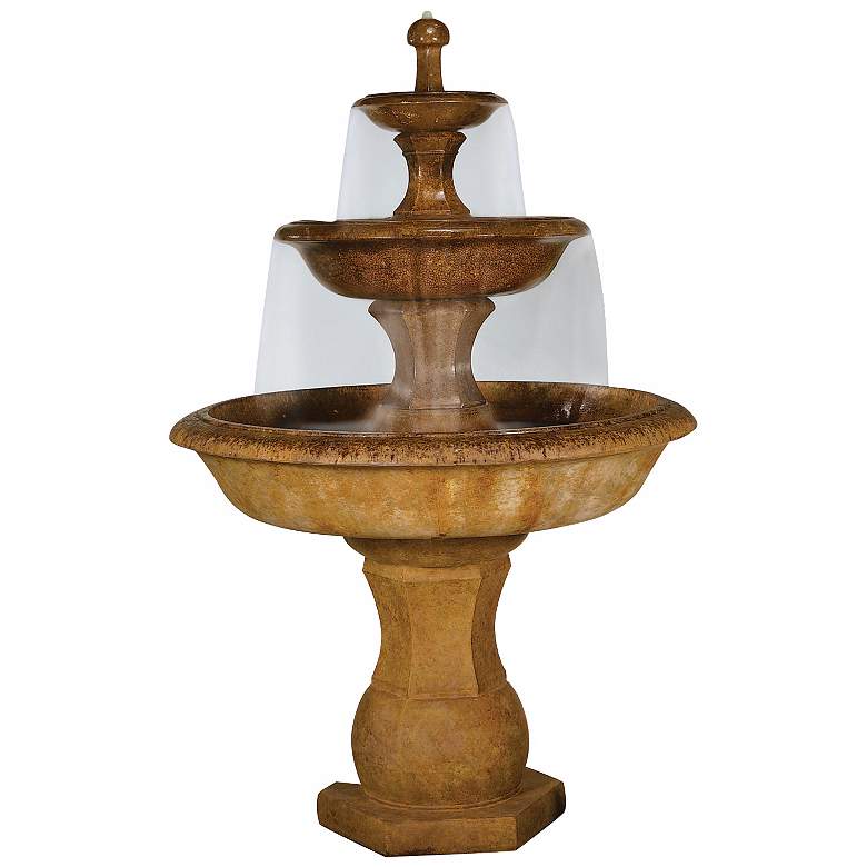 Image 1 Henri Studio Grande Barrington 85" High Three-Tier Fountain