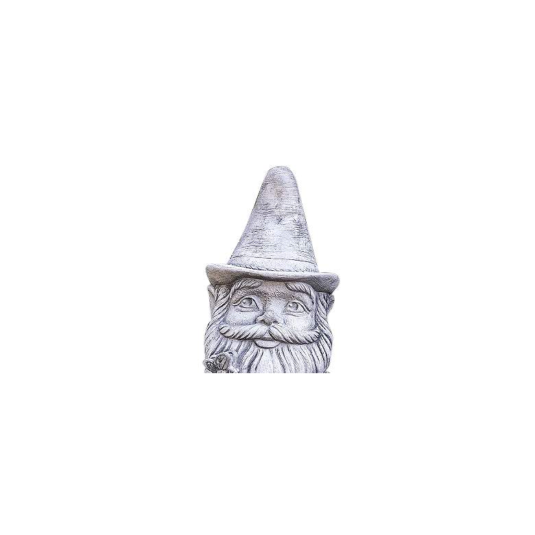 Image 3 Henri Studio Hiker 21" High Trevia Graystone Garden Gnome more views