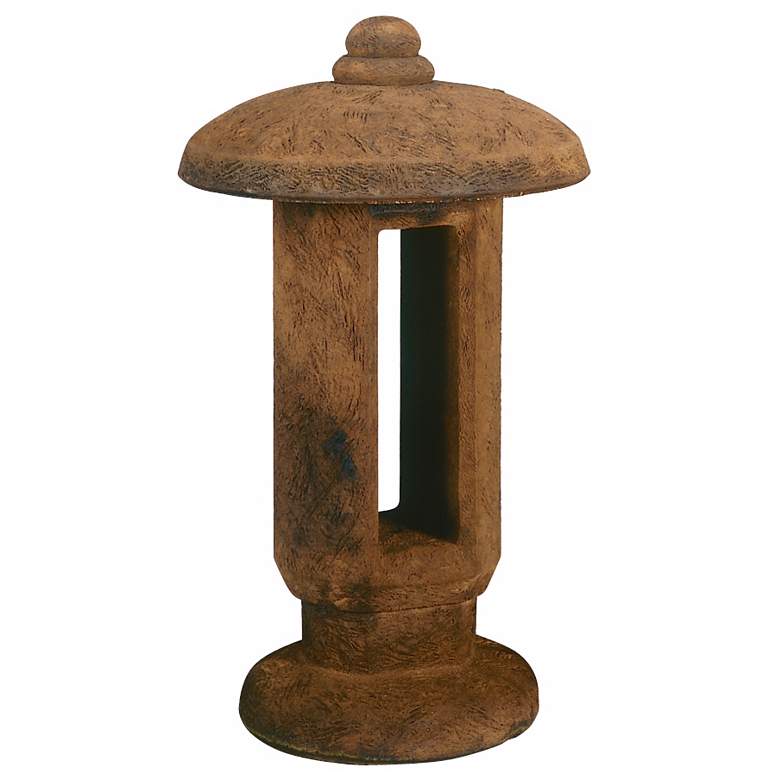 Image 1 Henri Studio Ishi-Doro Lantern 26"H Sorrento Sandstone Garden Accent