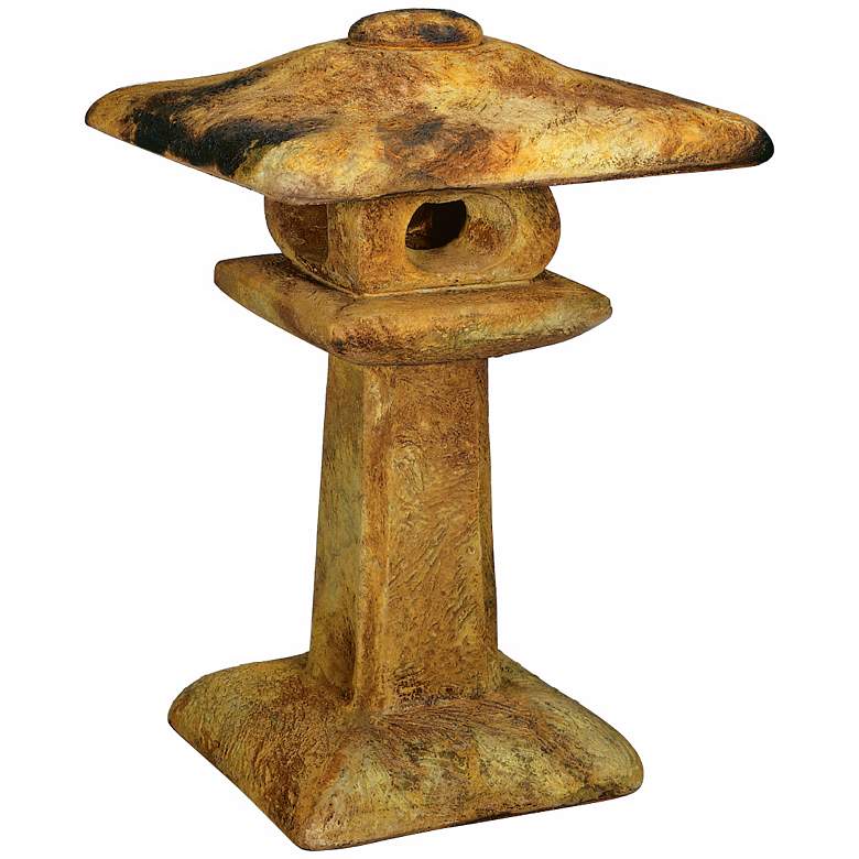 Image 1 Henri Studio Ishi-Doro Pagoda 22" High Garden Accent