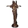 Henri Studio Jesus&#39; Angel 16"H Bronze Religious Statue