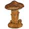 Henri Studio Large Single Mushroom 17" High Garden Accent