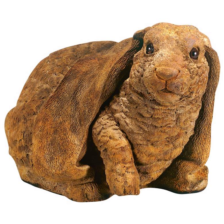 Image 1 Henri Studio Lifted Paw Lop-Eared Rabbit 13"W Garden Accent
