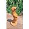 Henri Studio Otter with Attitude 21" High Relic Oak Statue
