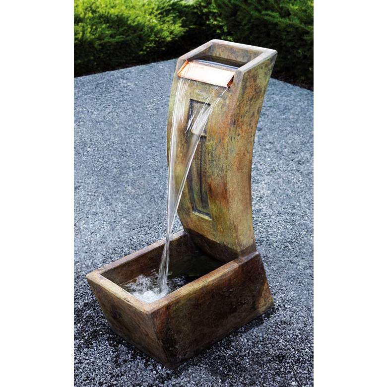 Image 2 Henri Studio Pendant 40"H Relic Nebbia LED Outdoor Fountain more views