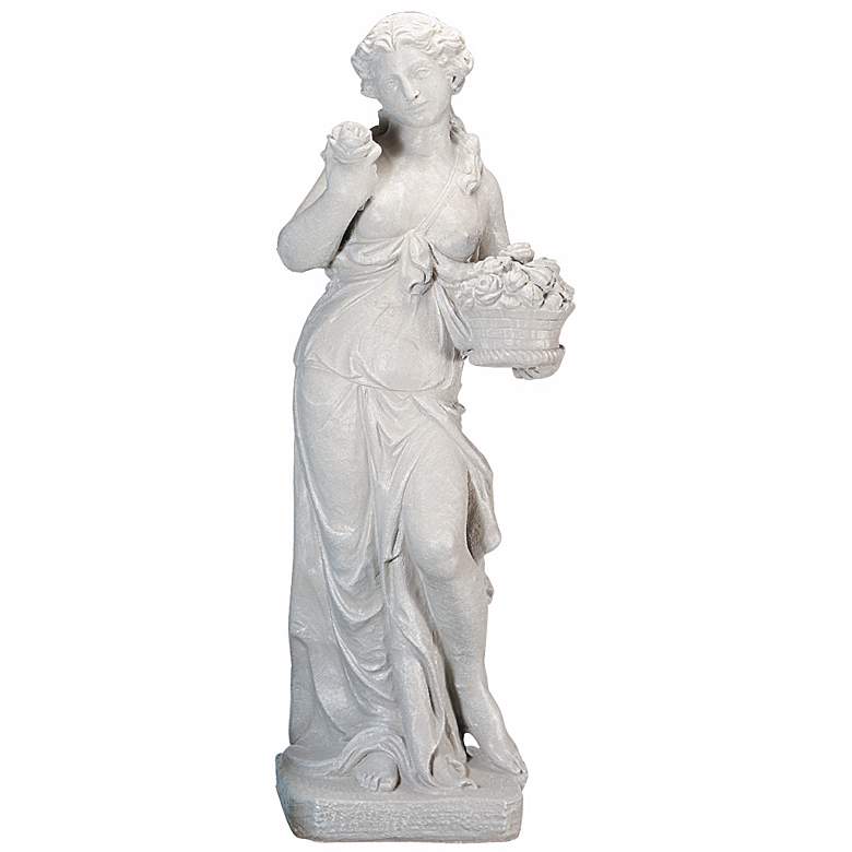 Image 1 Henri Studio Persephone 60" High Trevia Greystone Garden Accent