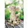 Henri Studio Piper 14 1/4"H Trevia Graystone Garden Statue