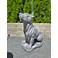 Henri Studio Pitbull 24" High Trevia Graystone Statue