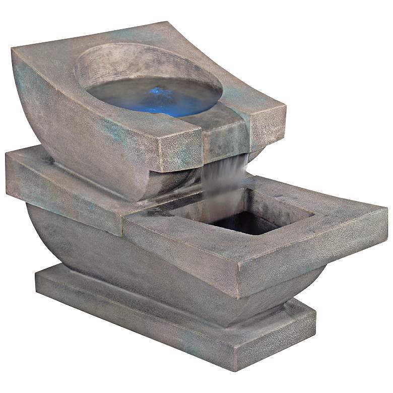 Image 1 Henri Studio Relic Cielo Prairie Spill Basin Fountain