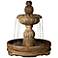 Henri Studio Relic Lava 56" High Relic Lava Pina Cascada Fountain